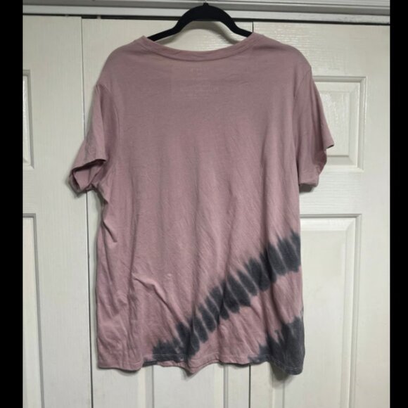 Torrid pink and black tie dye tshirt size 00 - Picture 2 of 4